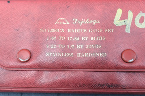 FUJIKOGU NR. L300CX RADIUSMESSGERÄT SET EDELSTAHL GEHÄRTET LOC2764 - Bild 8 von 8