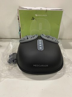 Medcursor MDFM400 Black Gray Pain Relief Heated Shiatsu Foot Massager