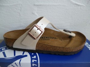 gizeh pearl white birkenstock