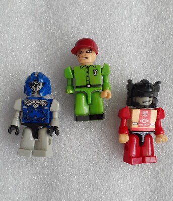 KRE-O Transformers MINIFIGURE  (LOT OF 3) Figures 