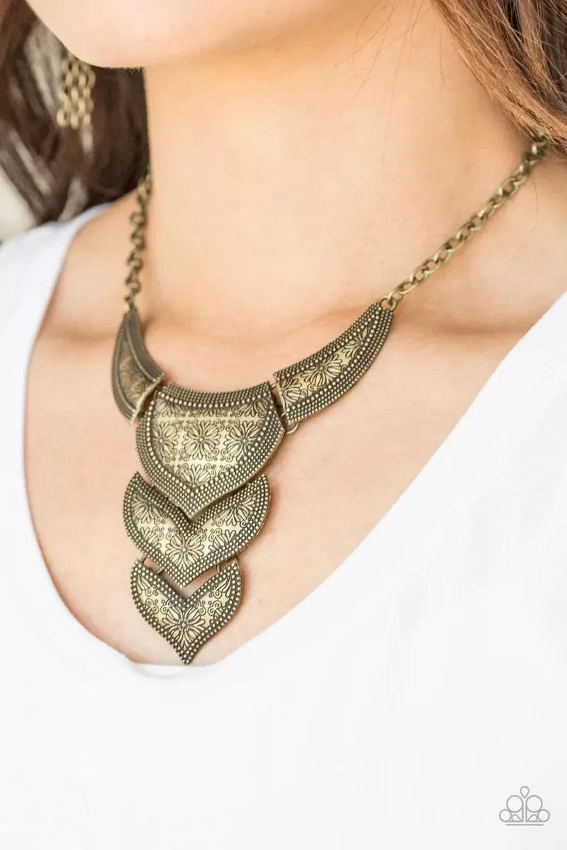 Paparazzi brass best sale necklace
