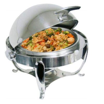 Speisewärmer Chafing Dish Warmhaltebehälter Rechaud Rolltopdeckel Deckelbremse