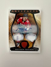 23-24 Artifacts Hockey Matthew Tkachuk Dual Fight Strap Auto 2/5