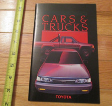 1987 Toyota Truck Car Auto Dealer Showroom Sales Brochure