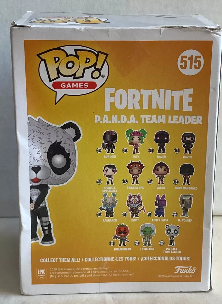 Pop Fortnite Panda Team Leader 515 - FIG - Culture Geek Occasion