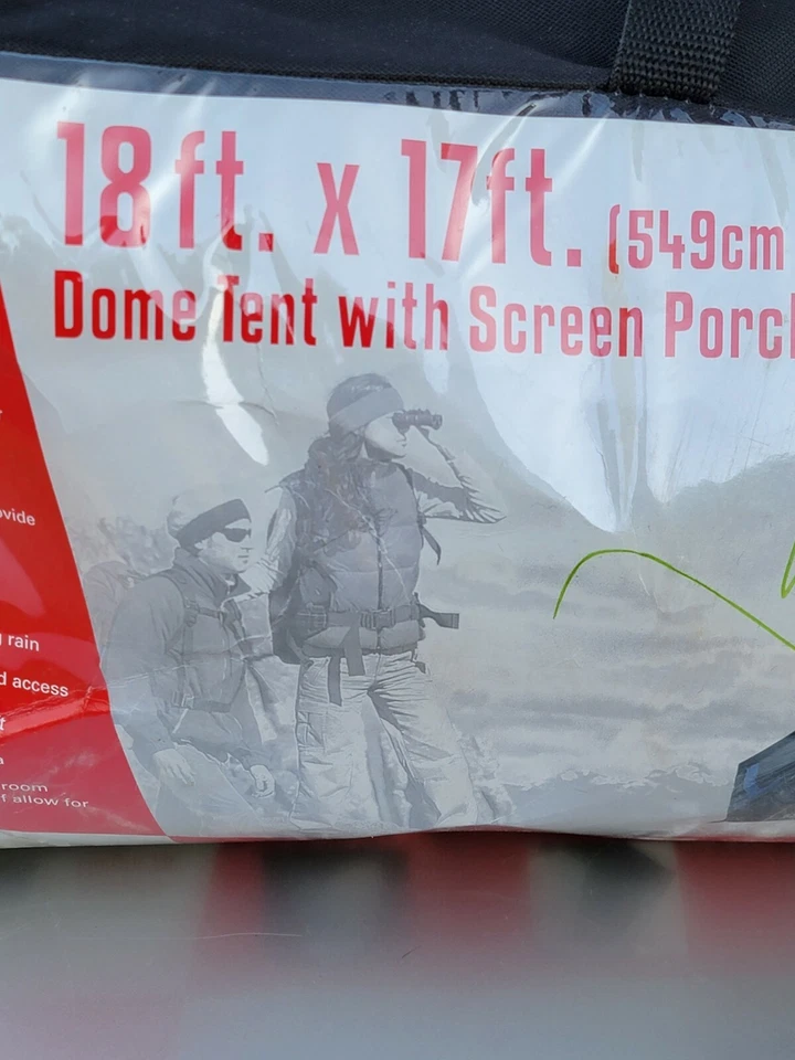 СЕВЕРО-ЗАПАДНАЯ ТЕРРИТОРИЯ 18 на 17, 244 кв. футов УСАДЬБА палатка, спит 8 новый ** - Изображение 3 из 4