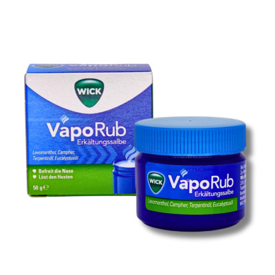 Wick VapoRub Erkältungssalbe 50 g zur Anwendung auf der Haut und zur Inhalation 