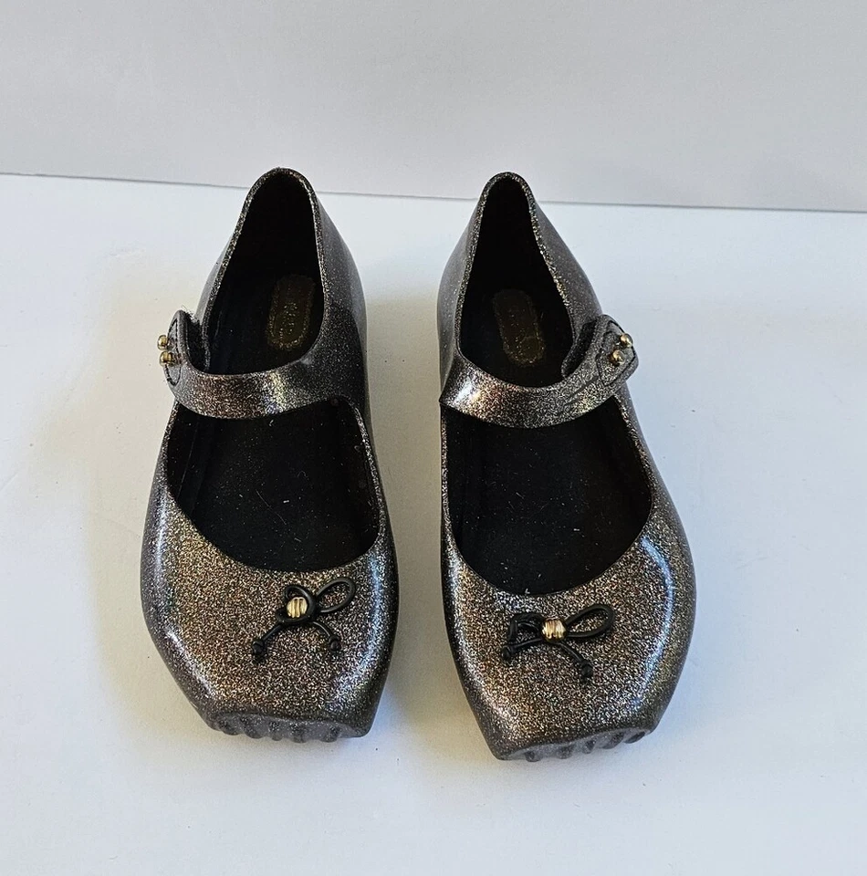 Mini Zapatos Melissa Mary Jane Brillo Niña Talla 9 Foto 2 de 4