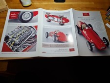 Catalogo CMC 1:18 SUPER FERRARI 500 F2 1953 doppio campione del mondo depliant foto RARO