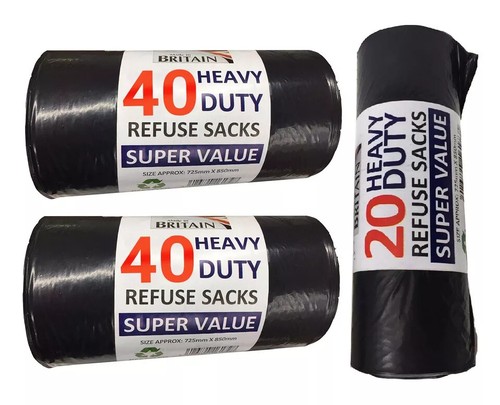 Revestimientos de contenedores de alta resistencia bolsas de 50 l sacos de basura de 14" x 32" x 30" 20 mu - Imagen 10 de 10