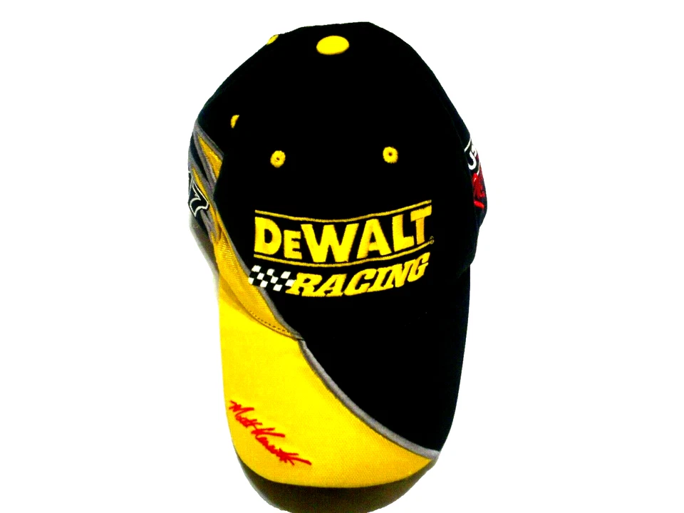 DeWalt Racing Roush Racing NASCAR Matt Kenseth #17 Hat Cap ~Red Line Mark NICE Foto 2 de 4
