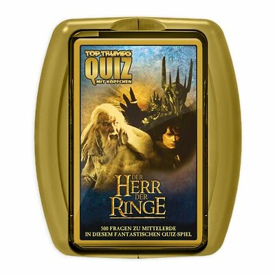 WINNING MOVES Top Trumps Quiz Herr der Ringe Ratespiel Wissensspiel Fragespiel Familienspiel