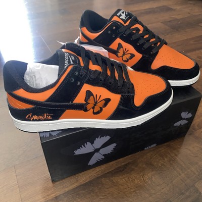 Gnarcotic Nike SB Dunk Butterfly Effect v.1 Lil Gnar Skateboard Orange Size 8 