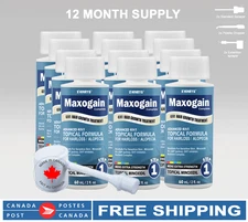 Mens 5% Minoxidil Maxogain 4in1 Topical Advanced 12x60 08/2027