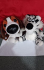 White Black Striped Tiger & The Dog Beagle (Non-Work) Stuffies Stuffed Animals — photo 1