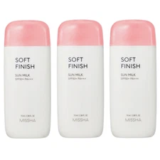 3ea x MISSHA All Around Safe Block Soft Finish Sun Milk 70ml SPF50+ PA+++