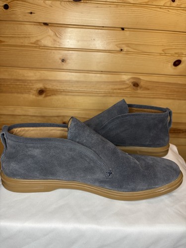 PETER MILLAR Excursionist Slip-On Chukka Suede Leather Boots Blue 10 $298 NWOB - Picture 8 of 8