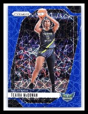 2024-25 Panini Prizm WNBA Blue Lazer Teaira McCowan Dallas Wings #105