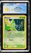 Metapod 39/112 FireRed & LeafGreen Reverse Holo CGC 10 Pristine Pop 5