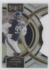 2023 Panini Select Premier Level Silver Prizm Die-Cut Gervon Dexter Sr #138 1mc9