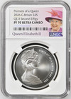 2026 GB S£5 QEII PORTRAITS OF A QUEEN 2nd EFFIGY SILVER PROOF NGC PF70 OGP/COA — photo 1
