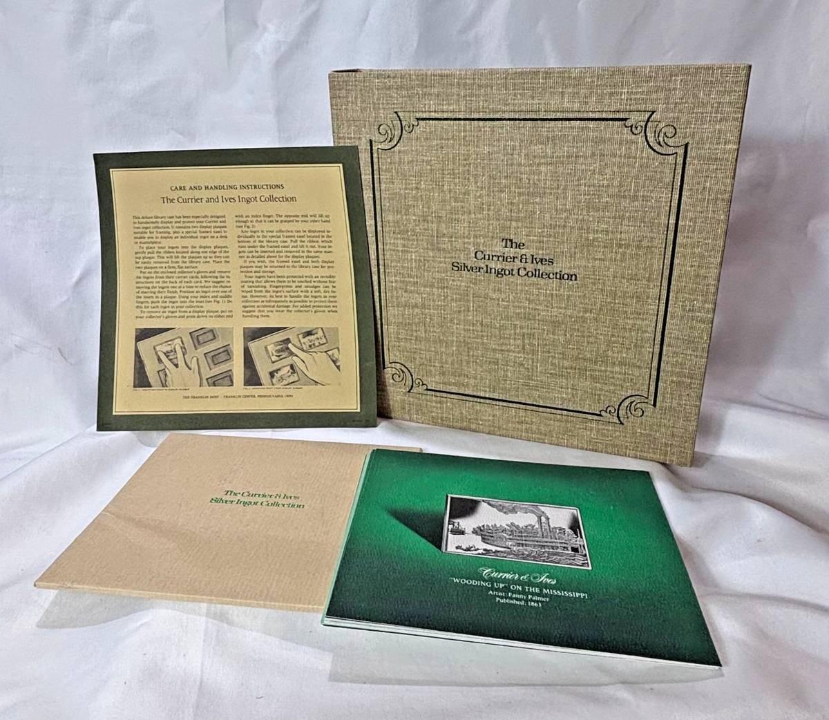 999 Fine Silver The Currier & Ives Silver Ingot Collection 1038.G