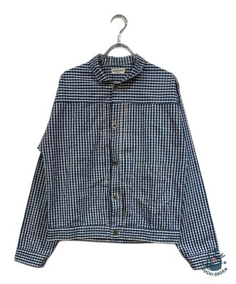 Heller's cafe Palaka Jacket Size: 36 Navy Men