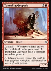 Tunneling Geopede - Battle for Zendikar #158 Uncommon