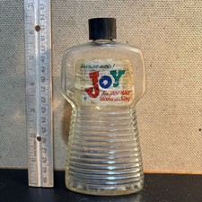 joy dishwashing liquid  Vintage Glass Bottle
