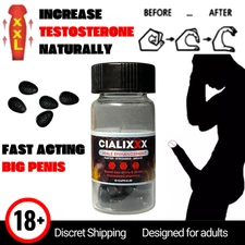 Harder, Longer, Stronger – CIALIXXX Black Pills for Men – Fast Action -Free Ship