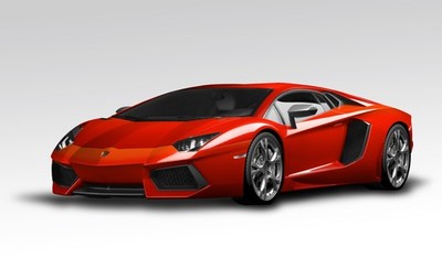 Lamborghini Aventador Sports Car Glossy Photo Reprint Wall Art