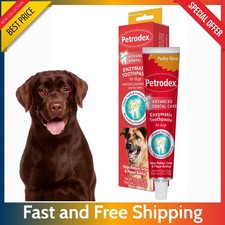 Petrodex Enzymatic Dog Toothpaste 2.5oz - Puppy Dog Dental Care Poultry Flavor