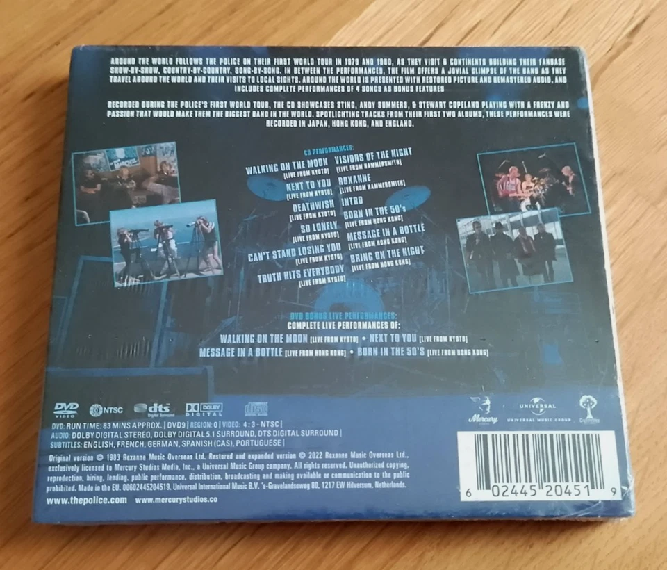 The Police - Around The World (Restored & Expanded) CD & DVD Album - Bild 2 von 2