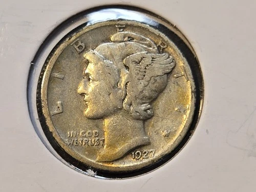 1927-D Mercury Dime — photo from the most recent tracked eBay sale