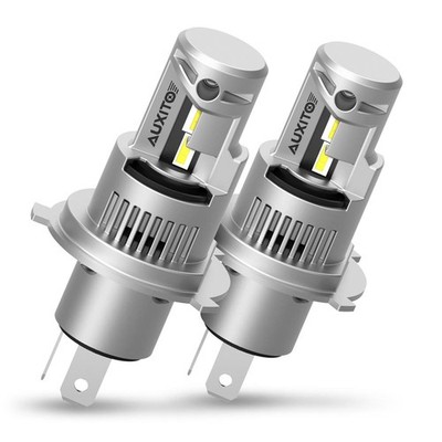 AUXITO Combo 2 H4 9003 LED Headlight Kit Bulbs High Low Beam Super White 80000LM