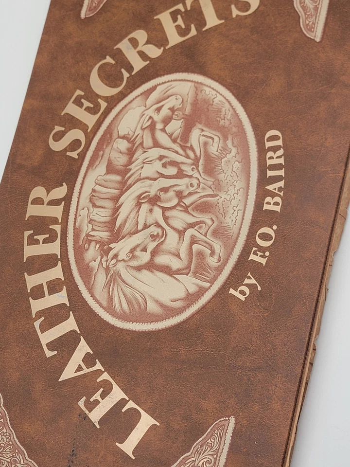 Rate Leather Secrets de F.O. Libro de referencia artesanal de cuero Baird-Vintage 1976 - Imagen 2 de 4