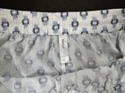 Gap Body Sz L Cotton Modal Lounge PJ Shorts White w/Ikat Blue Windowpane Pattern — photo 6