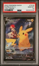 PSA 10 - Pikachu V TG16/TG30 Swsh11: Lost Origin Trainer Gallery
