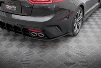 Diffusor Flaps Passend FüR Kia Stinger GT / Gt-Line Mk1 Schwarz Matt