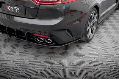 Diffusor Flaps passend für Kia Stinger GT / GT-Line Mk1 schwarz matt