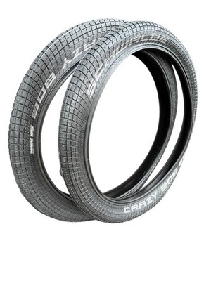 2x Schwalbe Crazy Bob BMX Fahrrad Reifen 20'' / 54-406 / 20 x 2,1 / + Schläuche