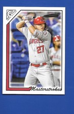 2022 Topps Gallery Mike Trout *Master Strokes insert* #MS-5 NRMT-MT or Better