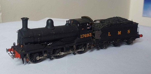 DJH Bausatz-gebaute Highland Railway 'Barney'/K Class in LMS schwarz, Nr.17693, 4mm/OO | Condition: Used