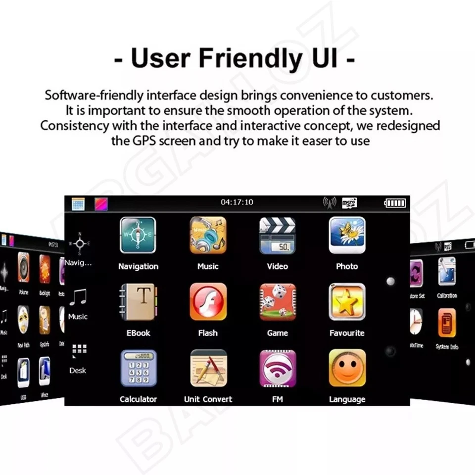 7 Inch Car Sat Nav for Car GPS Navigation with Australia Map Free Updates AU NEW - image 4 of 4