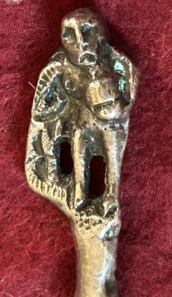 Juego de 7 cucharas figurativas holandesas de plata Hanau Jans Rinze Spaanstra siglo XIX Foto 4 de 4