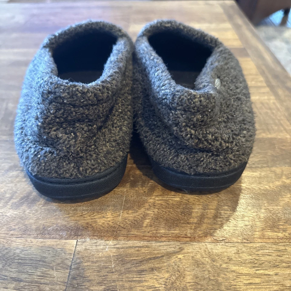 Zapatillas ACORN Para Hombres 10.5 - 11.5 Sin Cordones Mula Marrón Imitación Piel Interior Zapatos Cómodos Foto 4 de 4