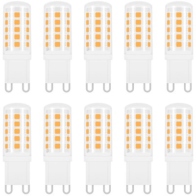 G9 LED 4W Warmweiß 2700K, 400LM, G9 33W 40W Halogenlampe Ersetzt, Stiftsockel...