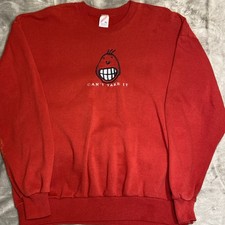 VTG Cartoon Crewneck Can’t Take It Embroidered USA Made Large XL Pullover A52