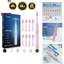 Sonic Electric Toothbrush for Adults and Kids- High Power Rechargeable Toothb...