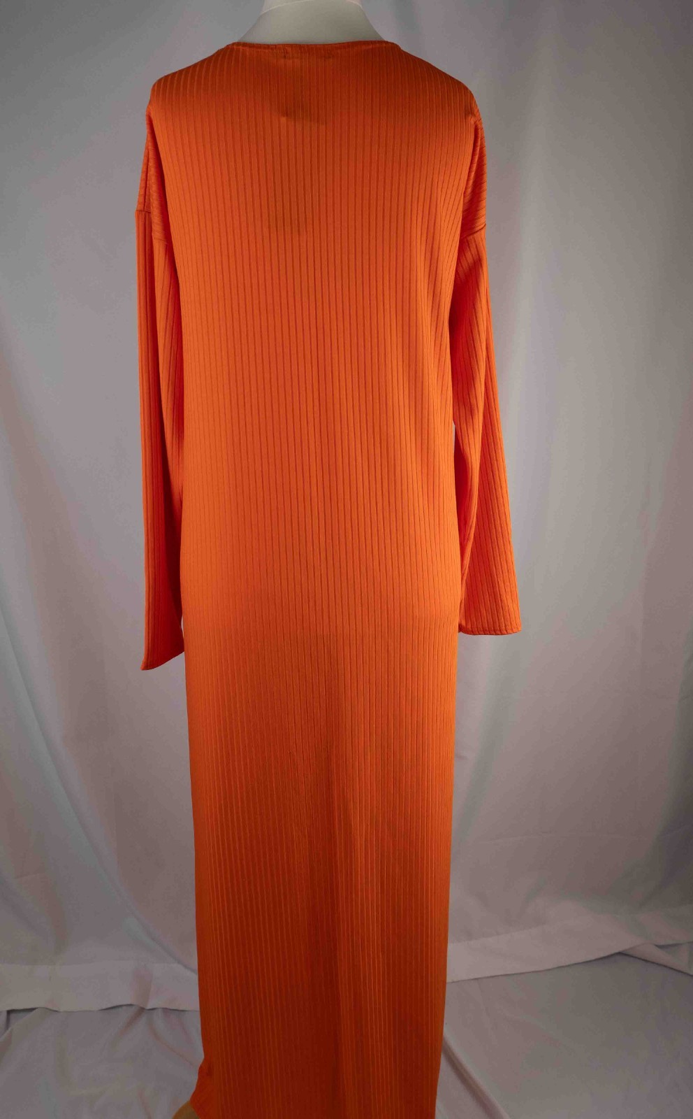 Boohoo Orange Long Sleeve Floor Length Size 18 Cardigan New With Tag image 4